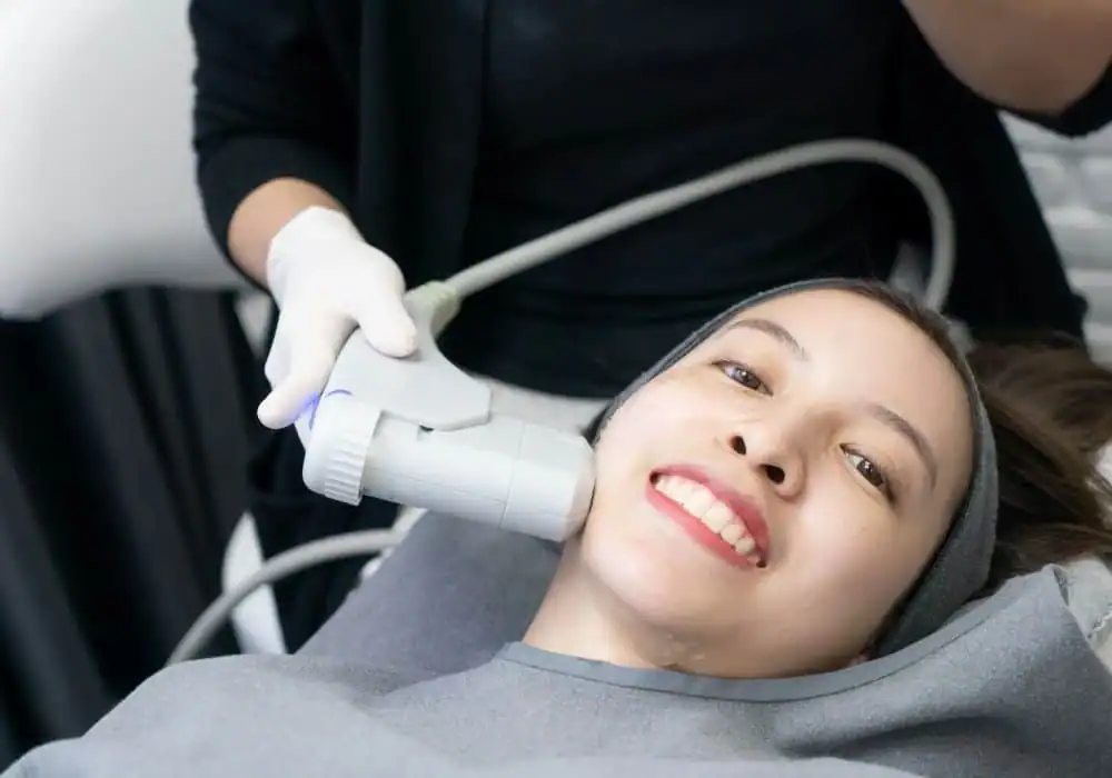 HIFU treatment Manchester in progress