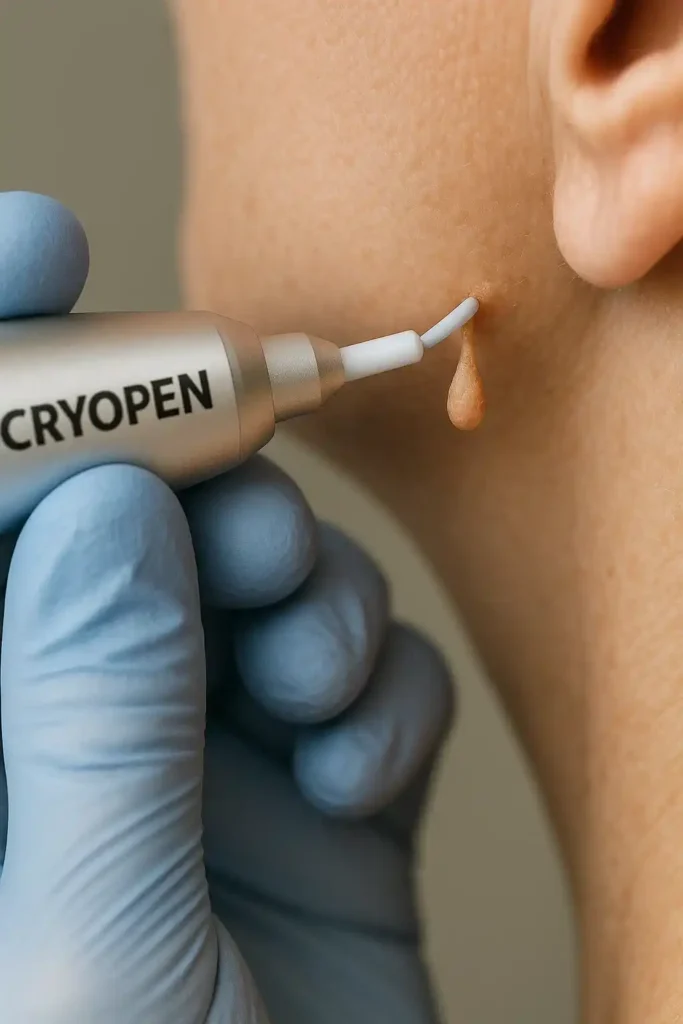 Cryopen for skin tags removal Manchester speak to our team today!