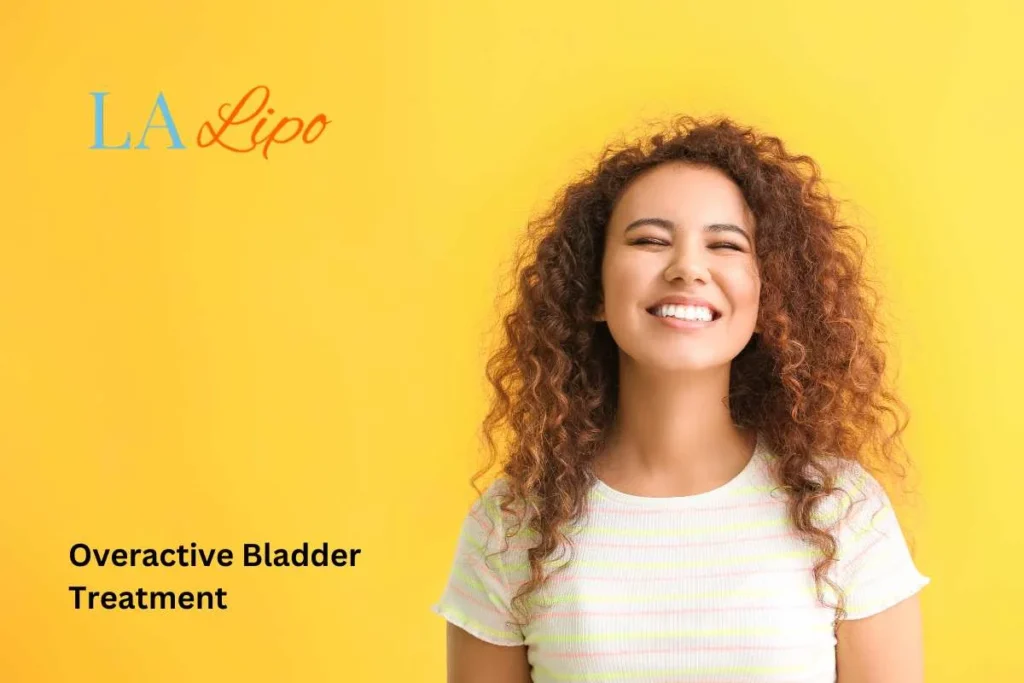woman smiling about overactive bladder treatment Manchester solutions