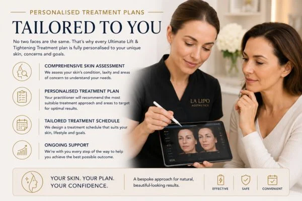 book a consultation about your ultimate lift and tighten treatment Manchester